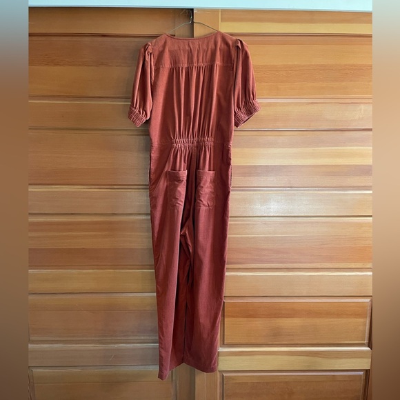 Madewell puff sleeve corduroy jumpsuit, size 2 - Picture 6 of 13